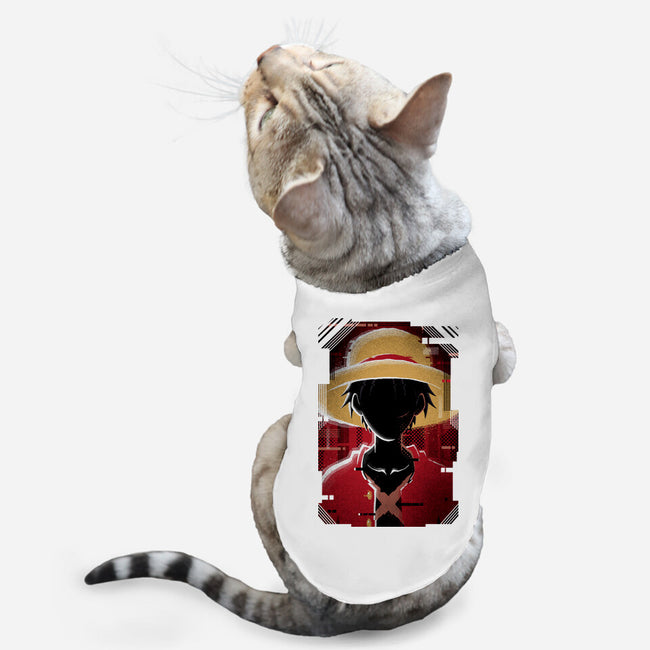 Luffy Glitch-cat basic pet tank-danielmorris1993