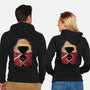 Luffy Glitch-unisex zip-up sweatshirt-danielmorris1993