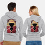 Luffy Glitch-unisex zip-up sweatshirt-danielmorris1993