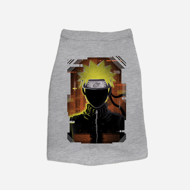 Naruto Glitch-dog basic pet tank-danielmorris1993
