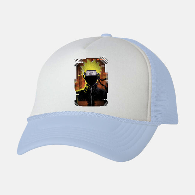 Naruto Glitch-unisex trucker hat-danielmorris1993