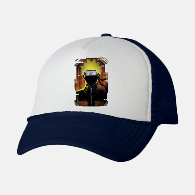Naruto Glitch-unisex trucker hat-danielmorris1993