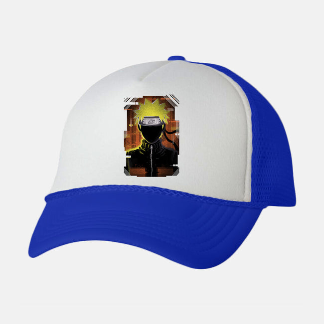 Naruto Glitch-unisex trucker hat-danielmorris1993