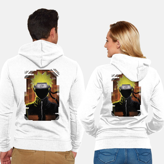 Naruto Glitch-unisex zip-up sweatshirt-danielmorris1993