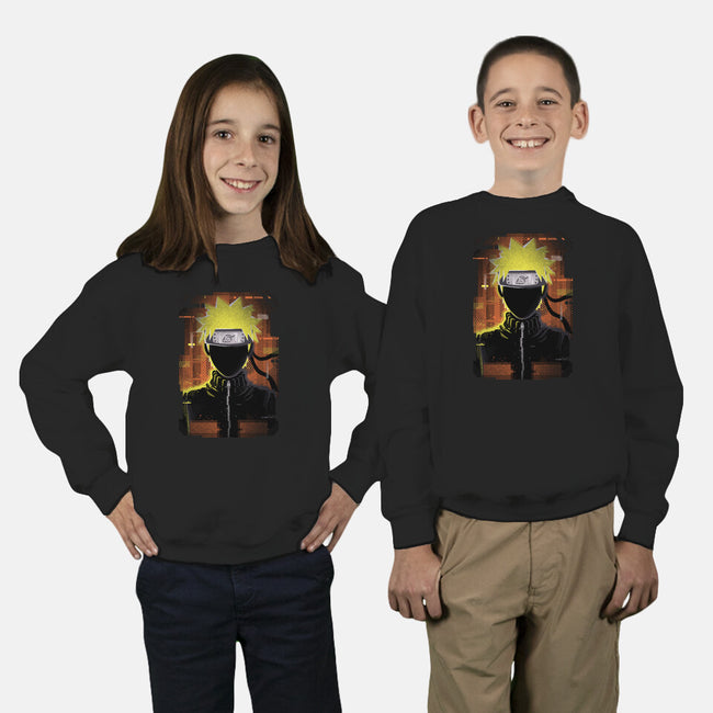 Naruto Glitch-youth crew neck sweatshirt-danielmorris1993