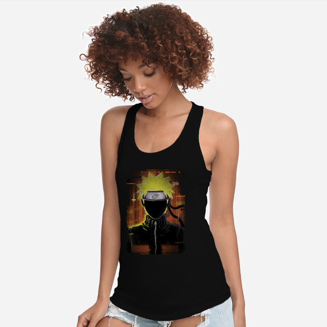 Naruto Glitch-womens racerback tank-danielmorris1993