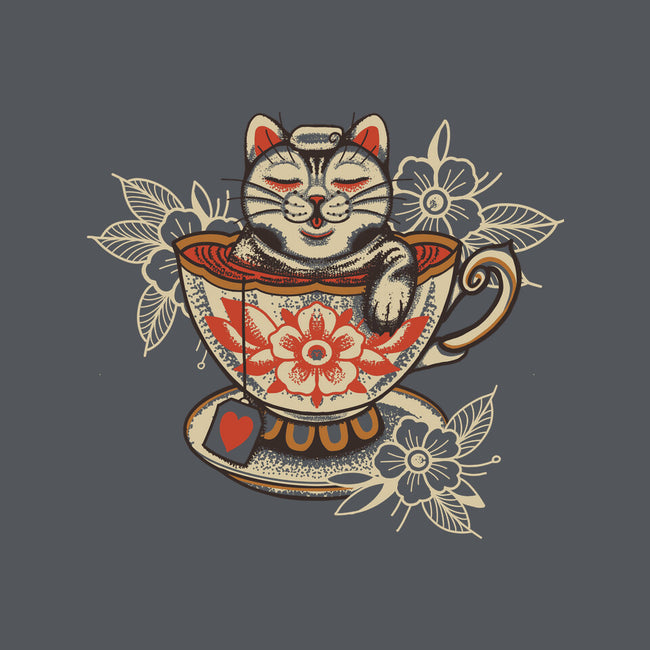 Neko Cat Coffee Tea-none stretched canvas-tobefonseca