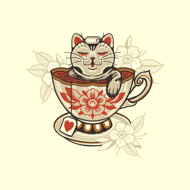 Neko Cat Coffee Tea-none fleece blanket-tobefonseca
