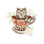 Neko Cat Coffee Tea-none glossy sticker-tobefonseca