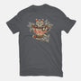 Neko Cat Coffee Tea-womens fitted tee-tobefonseca