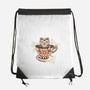 Neko Cat Coffee Tea-none drawstring bag-tobefonseca