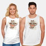 Neko Cat Coffee Tea-unisex basic tank-tobefonseca