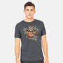 Neko Cat Coffee Tea-mens heavyweight tee-tobefonseca