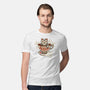 Neko Cat Coffee Tea-mens premium tee-tobefonseca