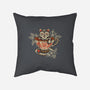 Neko Cat Coffee Tea-none removable cover w insert throw pillow-tobefonseca