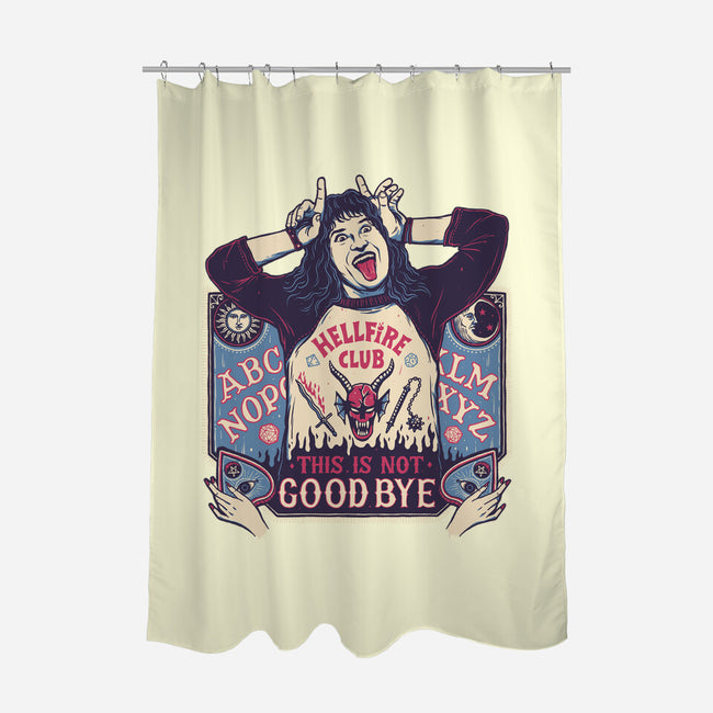 Ouija Eddie-none polyester shower curtain-momma_gorilla