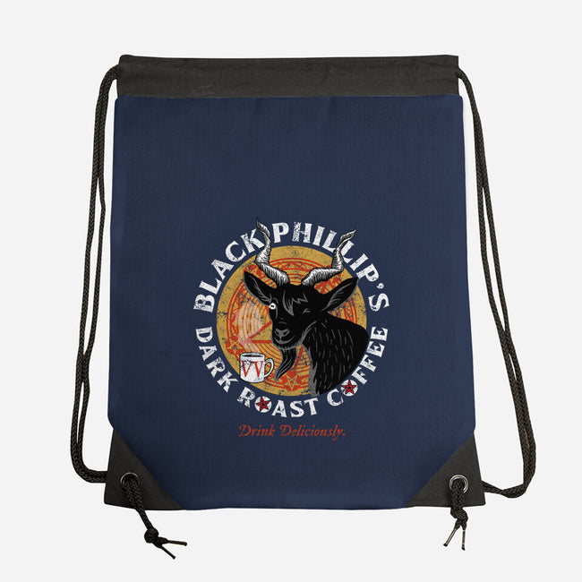 Phillip's Dark Roast-none drawstring bag-goodidearyan