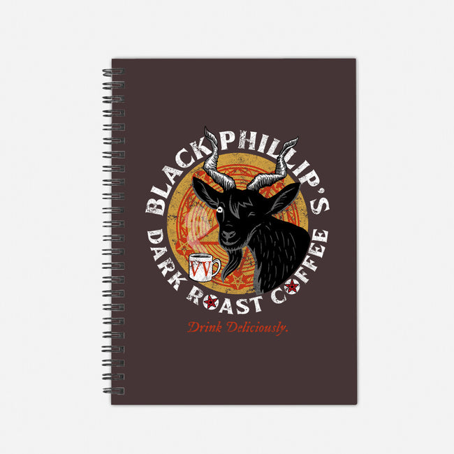 Phillip's Dark Roast-none dot grid notebook-goodidearyan