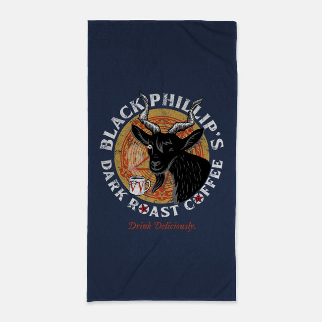 Phillip's Dark Roast-none beach towel-goodidearyan
