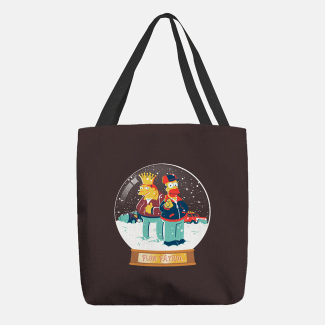 Plow Patrol-none basic tote bag-se7te