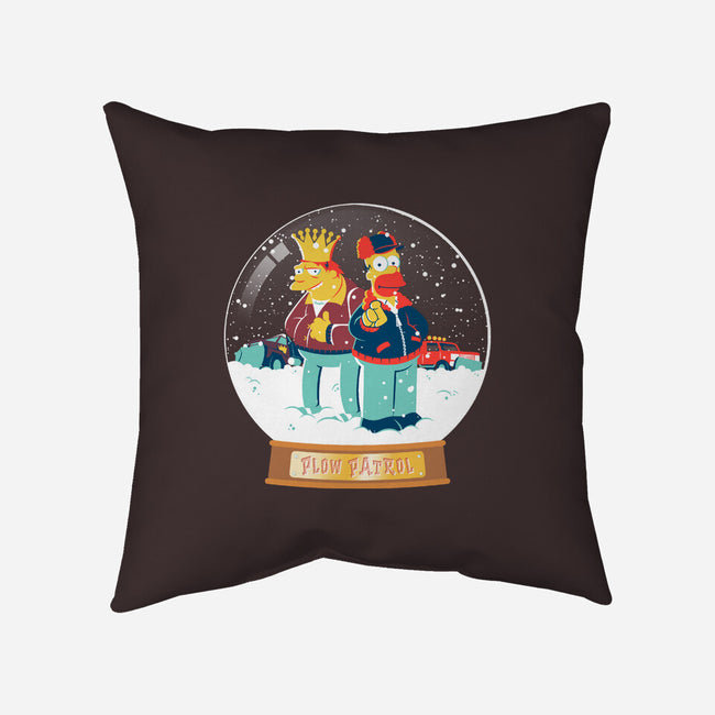 Plow Patrol-none removable cover w insert throw pillow-se7te