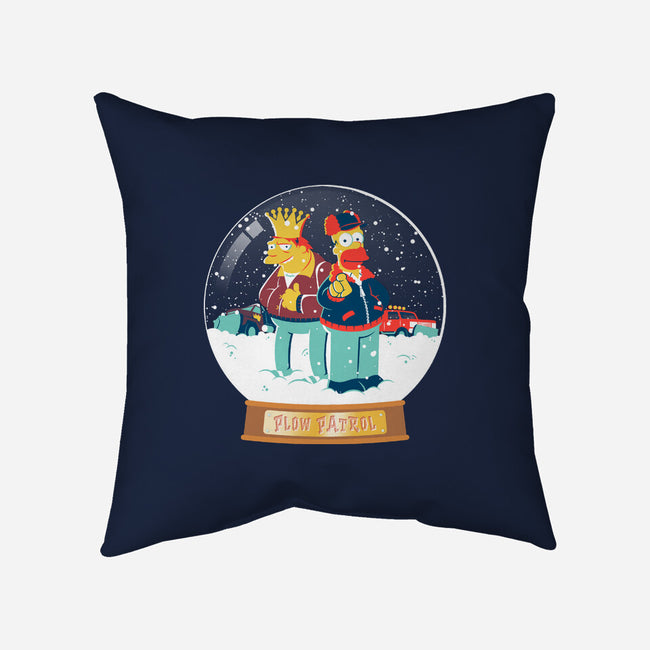 Plow Patrol-none removable cover w insert throw pillow-se7te