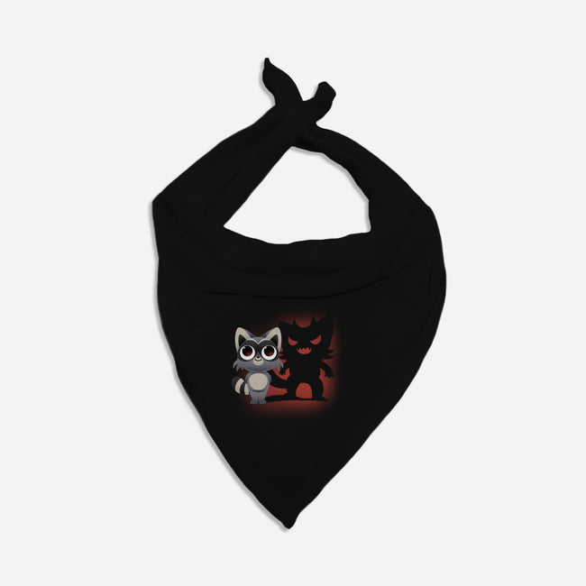 Cute and Evil-cat bandana pet collar-FunkVampire