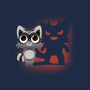 Cute and Evil-cat basic pet tank-FunkVampire