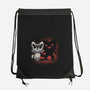 Cute and Evil-none drawstring bag-FunkVampire