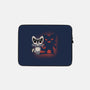 Cute and Evil-none zippered laptop sleeve-FunkVampire