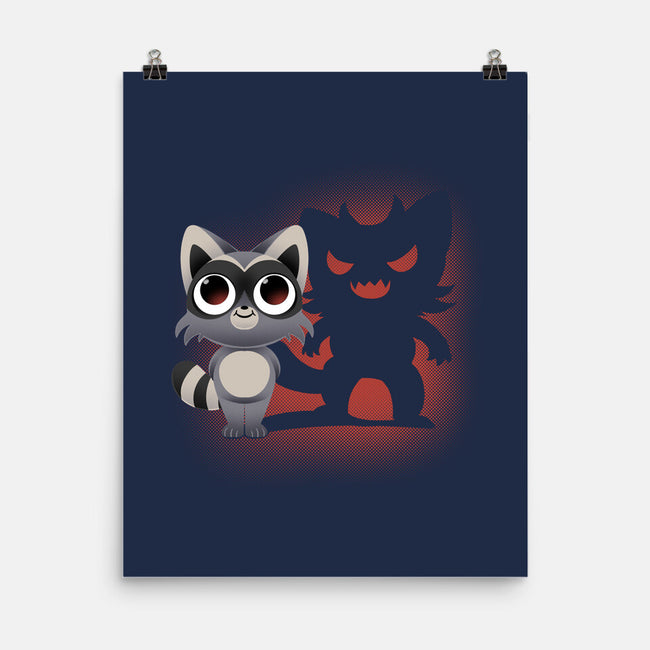 Cute and Evil-none matte poster-FunkVampire