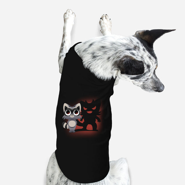 Cute and Evil-dog basic pet tank-FunkVampire