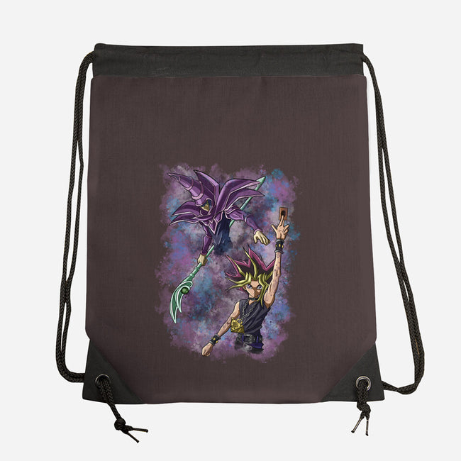 Ready Dark Magician-none drawstring bag-nickzzarto