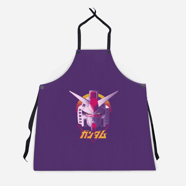 Retro Gundam-unisex kitchen apron-ddjvigo