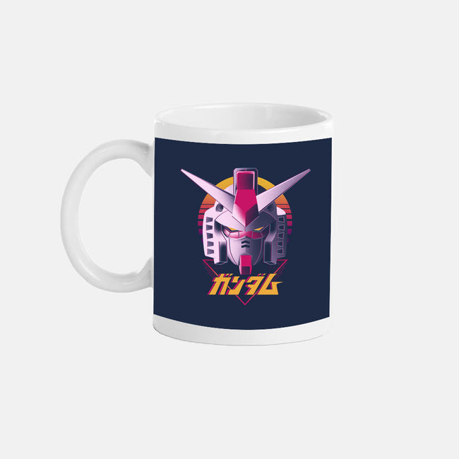 Retro Gundam-none mug drinkware-ddjvigo