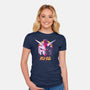 Retro Gundam-womens fitted tee-ddjvigo