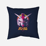 Retro Gundam-none removable cover w insert throw pillow-ddjvigo