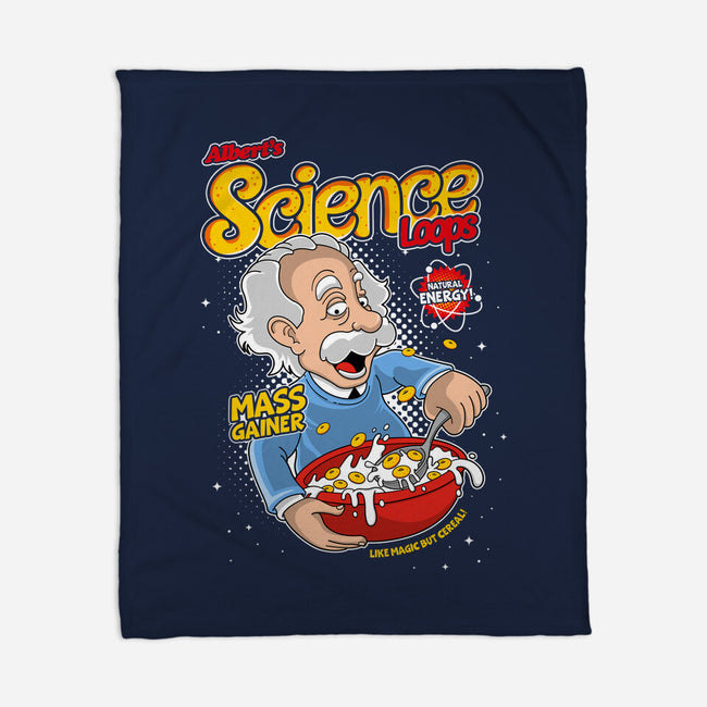 Science Loops-none fleece blanket-retrodivision