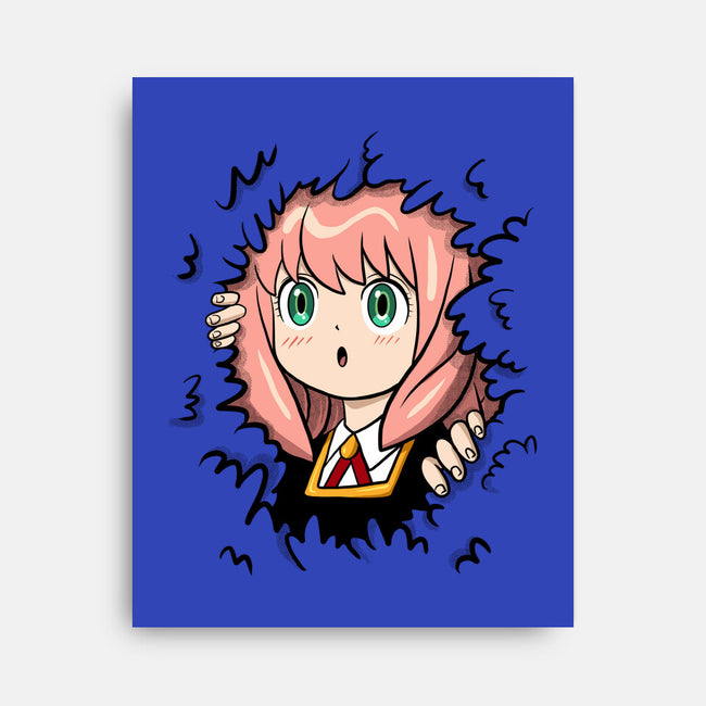 Shocked Girl-none stretched canvas-spoilerinc