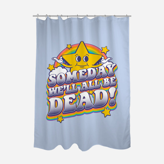 Someday-none polyester shower curtain-RoboMega