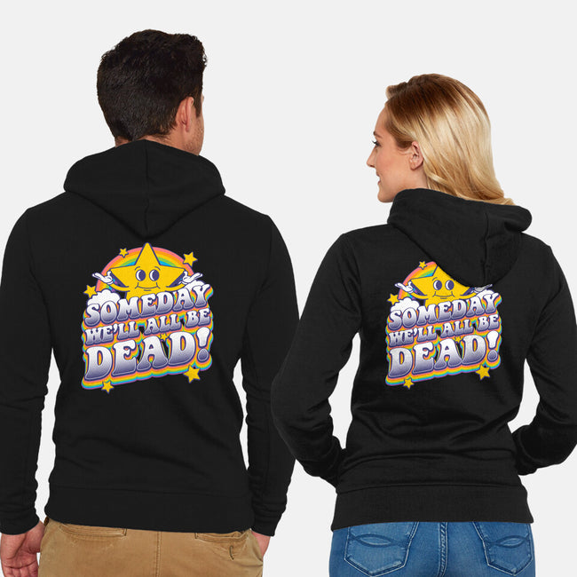 Someday-unisex zip-up sweatshirt-RoboMega