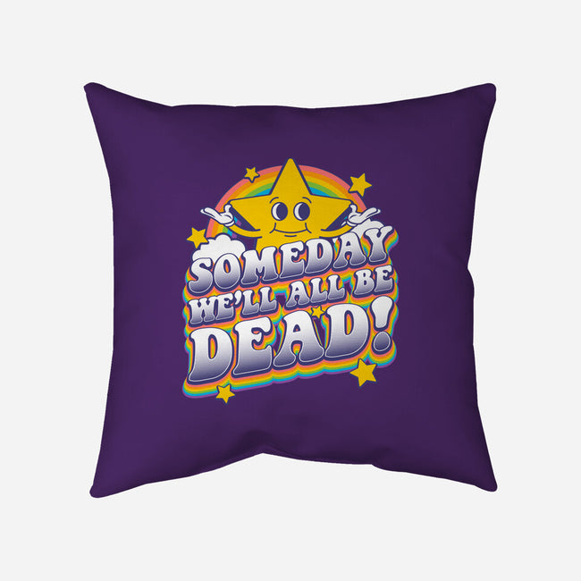 Someday-none removable cover w insert throw pillow-RoboMega