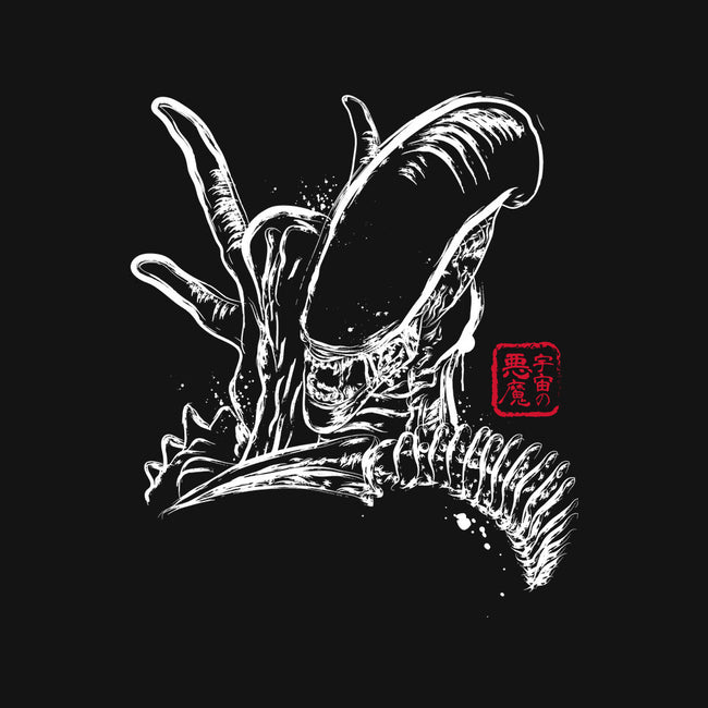 Space Monster-womens basic tee-DrMonekers