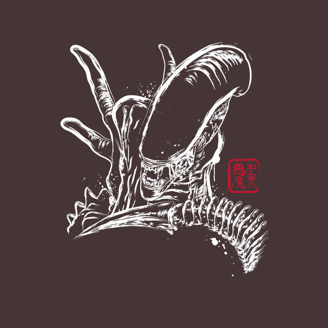 Space Monster-womens basic tee-DrMonekers