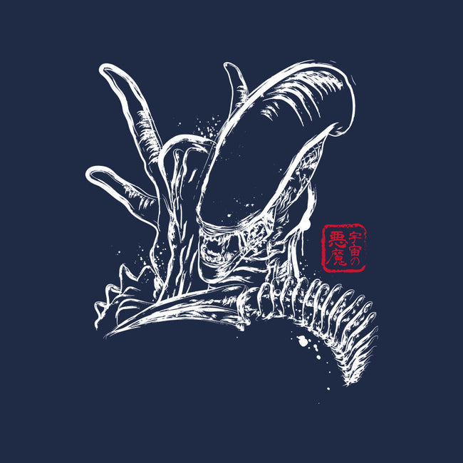 Space Monster-womens basic tee-DrMonekers