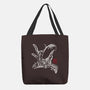 Space Monster-none basic tote bag-DrMonekers