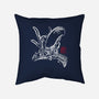Space Monster-none removable cover w insert throw pillow-DrMonekers