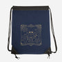 Sponge Under The Sea-none drawstring bag-Loreley Panacoton