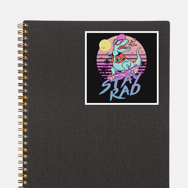 Stay Rad-none glossy sticker-vp021