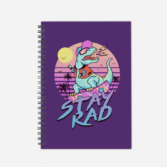 Stay Rad-none dot grid notebook-vp021
